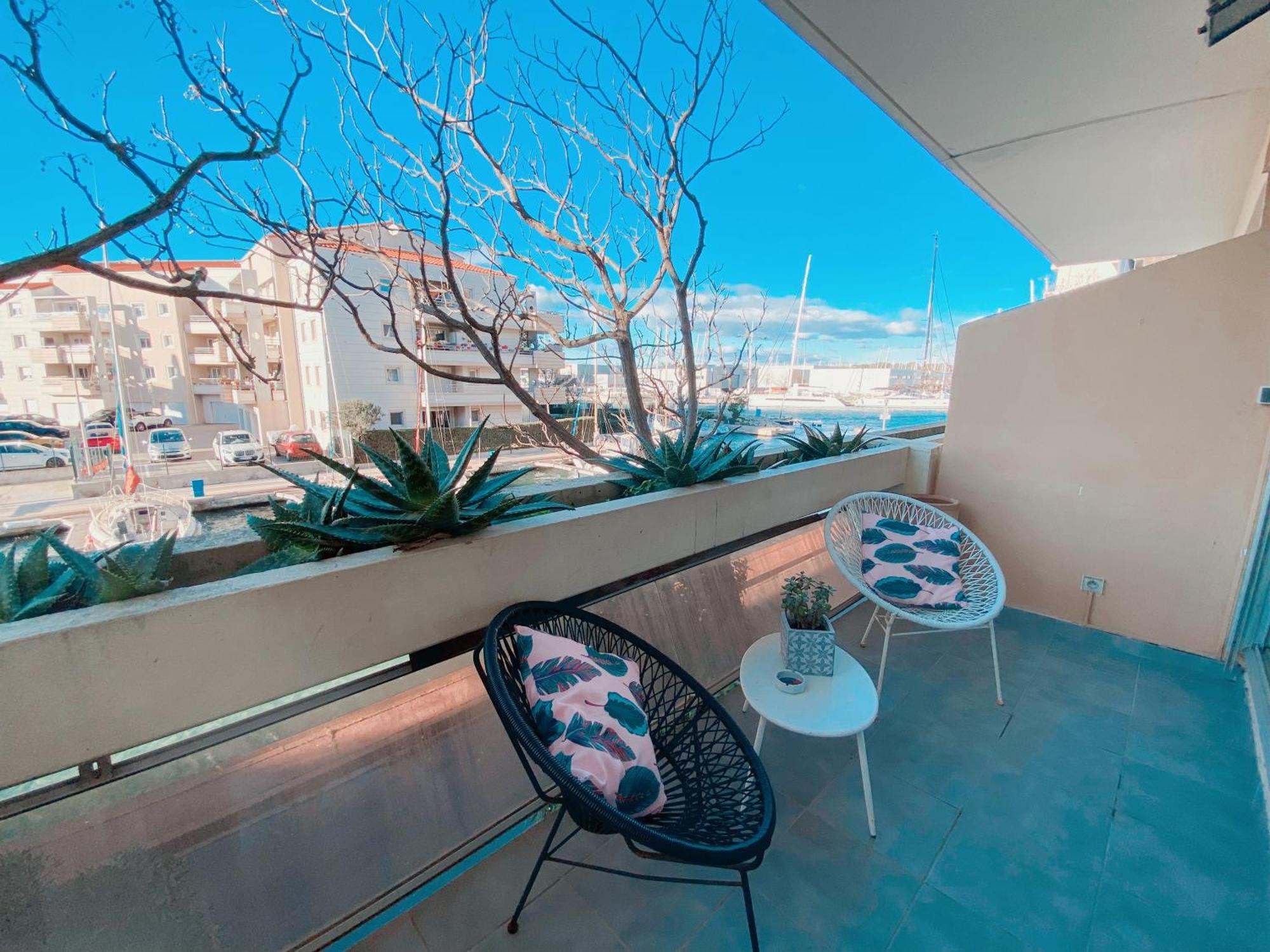 Ferienwohnung Superbe T2 Au Calme Avec Balcon Sur La Marina - 10 Canet-en-Roussillon Exterior foto